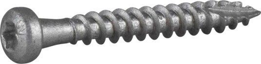 ESSVE 5,0x40 mm Ankerskrue 250-pakning i Rustfritt Stål med Fibercut