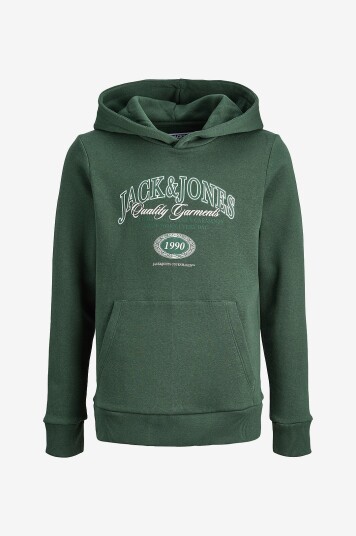Jack & Jones Junior Hettegenser jjAri Branding Grønn