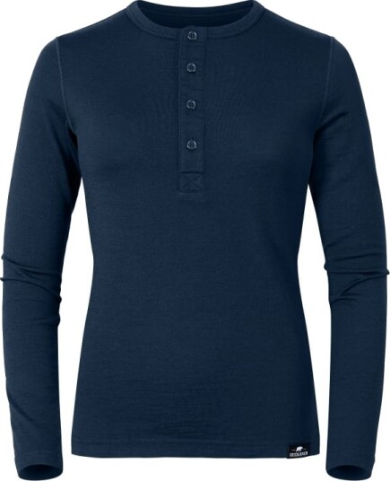 Grødarmor Women's Ulvik Wool Top L, Navy Blazer