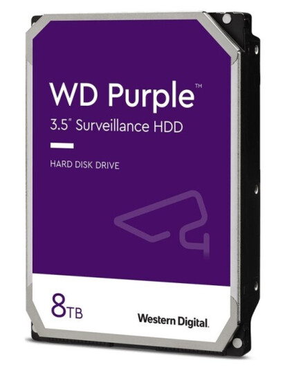 WD Purple 8TB Harddisk for Overvåkingssystem 3.5" SATA 5400 RPM WD Purple 8TB Harddisk for Overvåkingssystem 3.5" SATA 5400 RPM