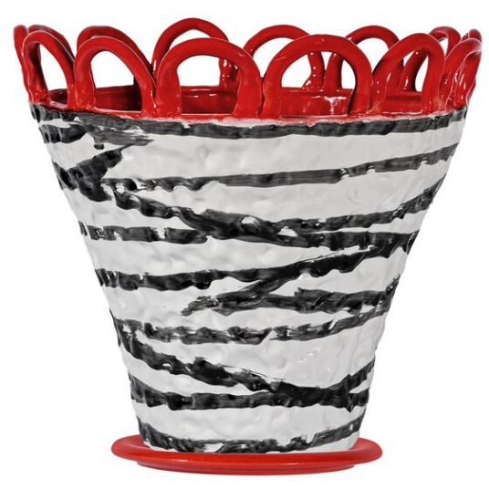 Byon Patty Krukke 30 cm Rød Zebra Byon Patty Krukke 30 cm Rød Zebra