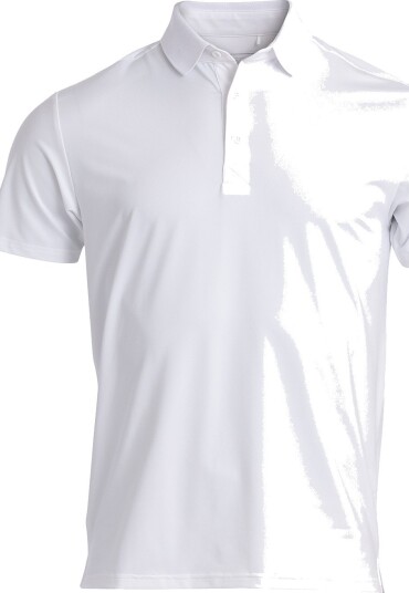 Bogeys & Birdies M Tech Scratch Polo Hvit Golf pologenser herre White XX Large