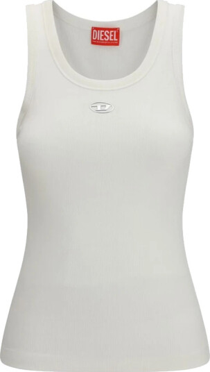 Diesel Dame Topper Hvit M,