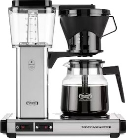 Moccamaster Kaffemaskin 53702, Manuell Polert Sølv