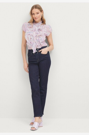 Levi's Jeans 724 High Rise Straight London Blå