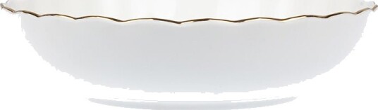 Nova Lilly Dyp Tallerken 20cm Hvit m/Gullkant