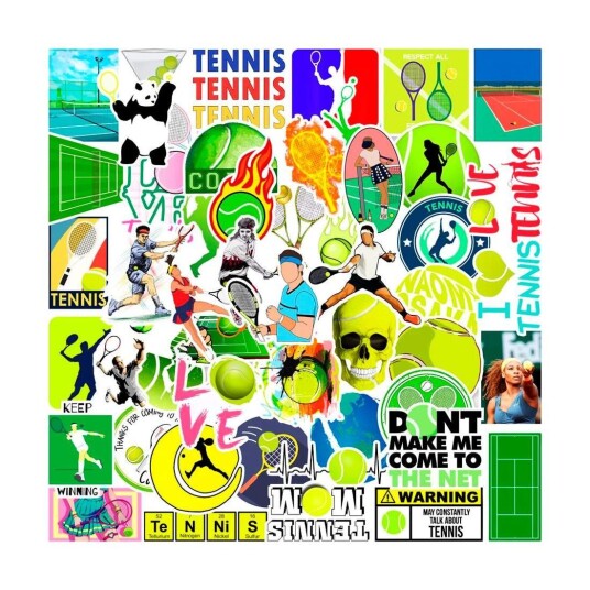 Pakke med Klistremerker - Tennis