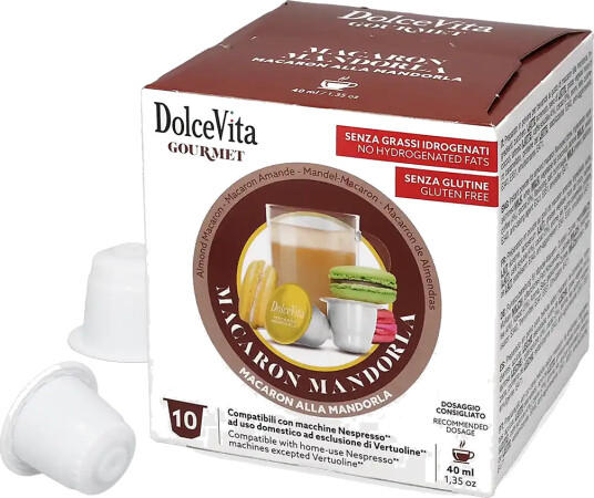 Dolce Vita | Mandel Macaron 10 kapsler til Nespresso®