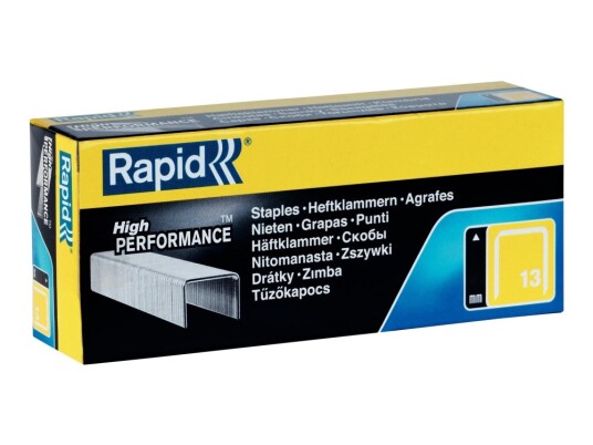 Rapid Stifter No. 13 4 Mm Galvanisert Stål Pakke Av 5000 For Handy R19e Pro R23e Rapid Stifter No. 13 4 Mm Galvanisert Stål Pakke Av 5000 For Handy R19e Pro R23e
