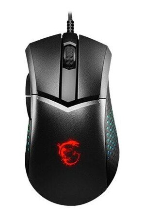 MSI Clutch GM51 - mouse - USB 2.0 - Mus - Optisk - Svart