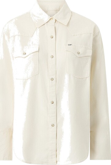 Lee Skjorte Essential Western Shirt Natur Lee Skjorte Essential Western Shirt Natur