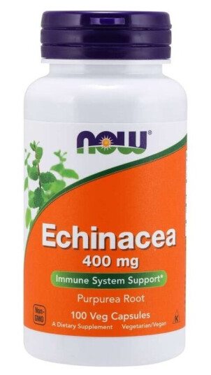 Now Foods Echinacea - 400mg - 100 veg caps
