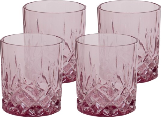 Nova Dynamic Whiskyglass 280ml 4pk Rosa Nova Dynamic Whiskyglass 280ml 4pk Rosa