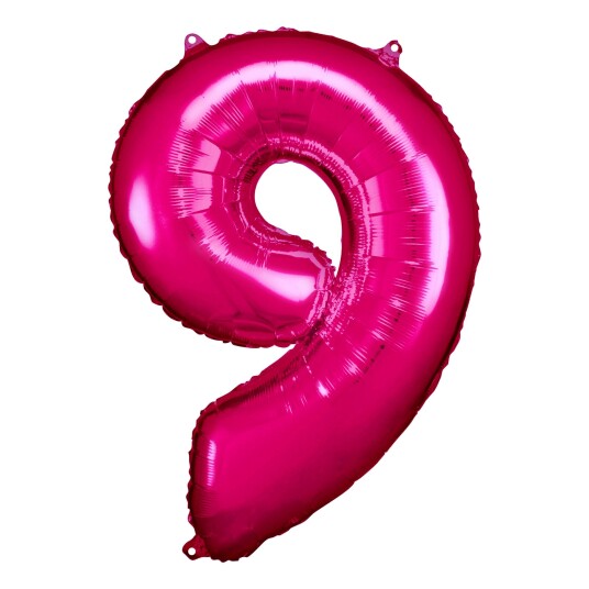 Amscan International Tallballong Rosa Metallic - Tallet 9