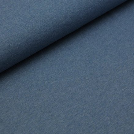 Balsløw Bomullsjersey Melert Stoff 251 Denim 50cm
