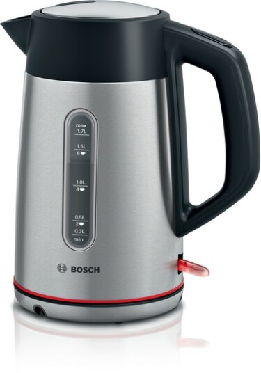 Bosch MyMoment Vannkoker Rustfritt Stål med Koppindikator TWK5M440 Bosch MyMoment Vannkoker Rustfritt Stål med Koppindikator TWK5M440