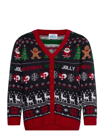 Happy Seasons The Jolly Cardigan   Red   M