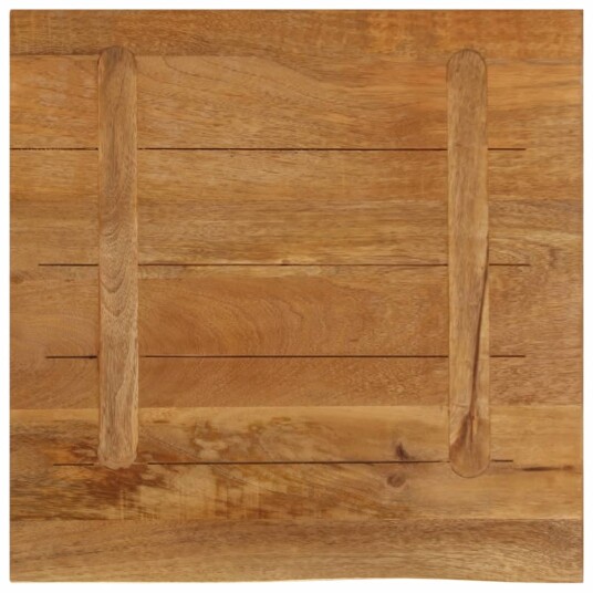 Bordplate naturlig kant 40x40x3,8 cm heltre mango 370582 Bordplate naturlig kant 40x40x3,8 cm heltre mango 370582