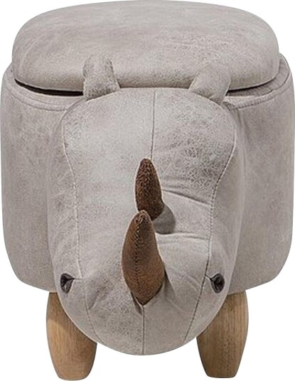 Rhino Puff 60 cm Grå