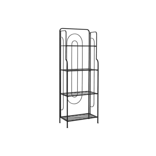 Hyller Home ESPRIT Svart Metall 60 x 27 x 160 cm
