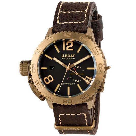 U-BOAT Doppiotempo U9008 - Herre - 47 mm - Analog - Automatisk - Safirglass