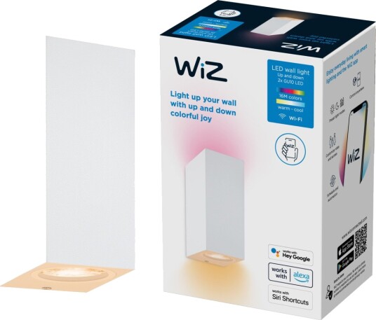 WiZ Up&Down vegglampe 2x5W (hvit) WiZ Up&Down vegglampe 2x5W (hvit)