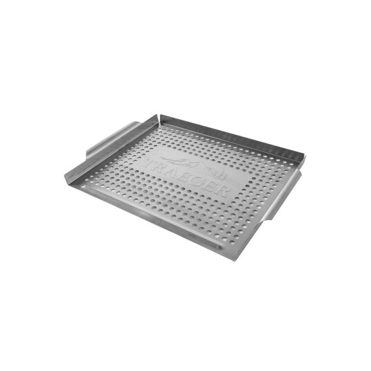 Traeger Traeger Stainless Grill Basket Hindrer mat fra å falle i grillen Traeger Traeger Stainless Grill Basket Hindrer mat fra å falle i grillen
