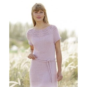 Cornelia by DROPS Design Kjole Strikkeoppskrift str . S XXXL Small
