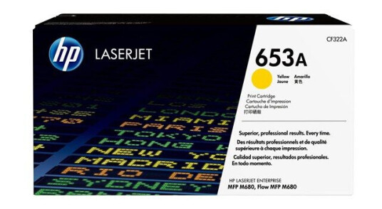 HP 653A / CF322A Yelow Toner - Laser toner Yellow