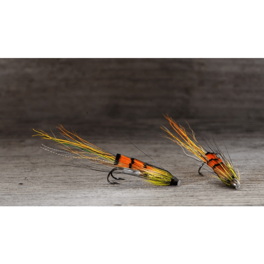 Midgar Tubeflies Bristle Shrimps Black Highlander 33 mm