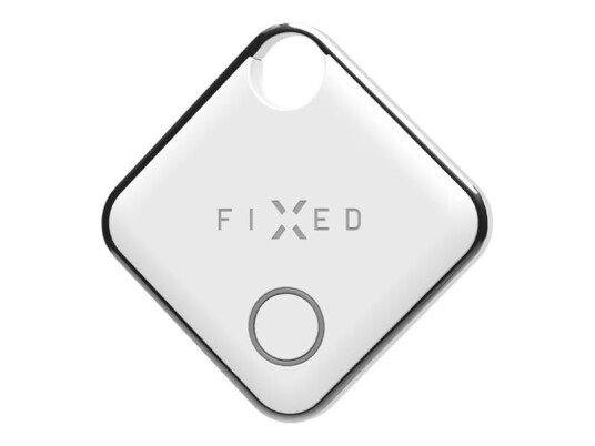Fixed Smart Tracker Hvit - Bluetooth GPS Tracker med Find My Støtte