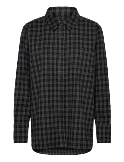 A Part Of The Art Bold Shirt Black Check - Grey - XS