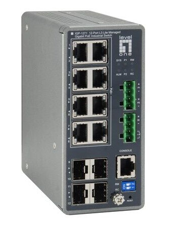 LevelOne IGP-1271 - switch - 12 ports - Managed (4015867202654)