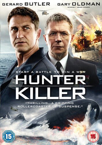 Hunter Killer DVD 2019 Gerard Butler Marsh DIR cert 15 Englist Brand New Hunter Killer DVD 2019 Gerard Butler Marsh DIR cert 15 Englist Brand New