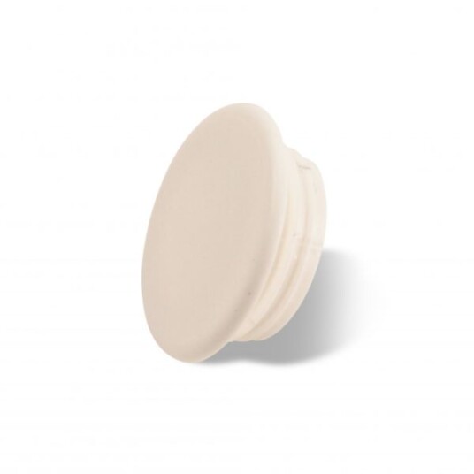 Heco 9601206 Dekselhette 14 mm, Hvit, 12-pakning