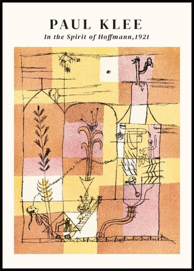 Paul Klee   In the Spirit of Hoffmann Plakat Plakat / 100x150cm