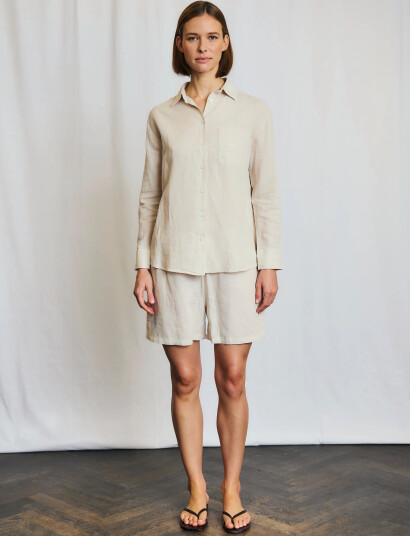 Bruun & Stengade Bs Anemone Shorts - Beige - XS