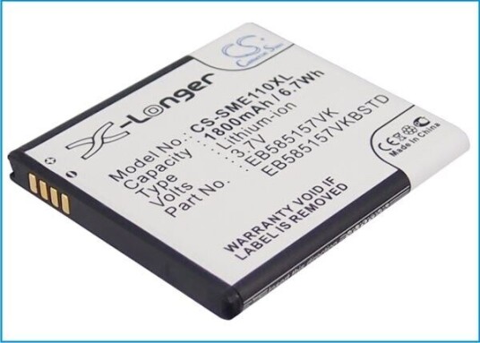 Samsung SHV-E120l batteri (1800 mAh 3.7 V) Samsung SHV-E120l batteri (1800 mAh 3.7 V)