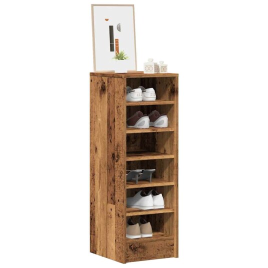 Skoskap gammelt tre 32x35x92 cm konstruert tre 8721158440631 Skoskap gammelt tre 32x35x92 cm konstruert tre 8721158440631
