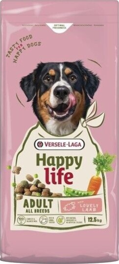 Versele-Laga Versele Laga Happylife Tørrfôr Til Voksne Hunder Med Og Lam Biff 12.5 kg Versele-Laga Versele Laga Happylife Tørrfôr Til Voksne Hunder Med Og Lam Biff 12.5 kg
