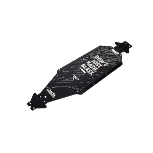 ARRMA ARA320570 Chassis Aluminium CNC 7075 T6 LWB Black