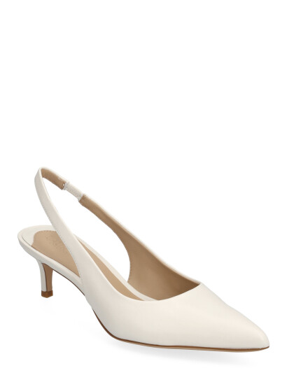 Lauren Ralph Lauren Lolah Ii Nappa Leather Slingback Pump Cream 39
