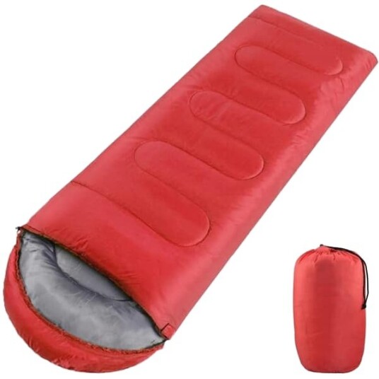 1 stk. Sovepose for voksne, enkel konvoluttpose for voksne for 3 sesonger, lettvekt for camping og fotturer [qb]