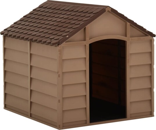 Vidaxl Hundehus Brun 71X71.5X68 cm Pp Vidaxl Hundehus Brun 71X71.5X68 cm Pp