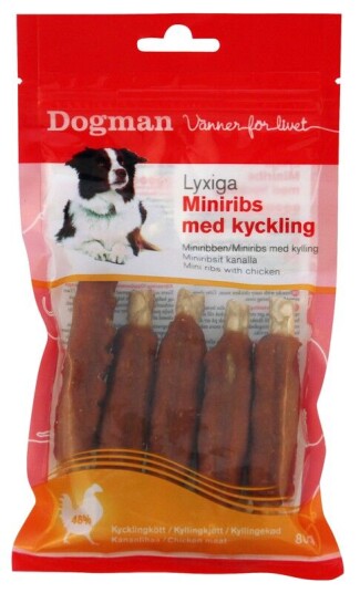 Dogman Miniribs Med Kylling