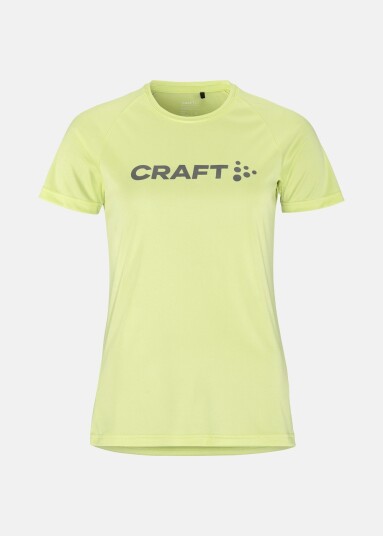 Craft Core Essence Logo Tee treningstrøye dame Yellow M