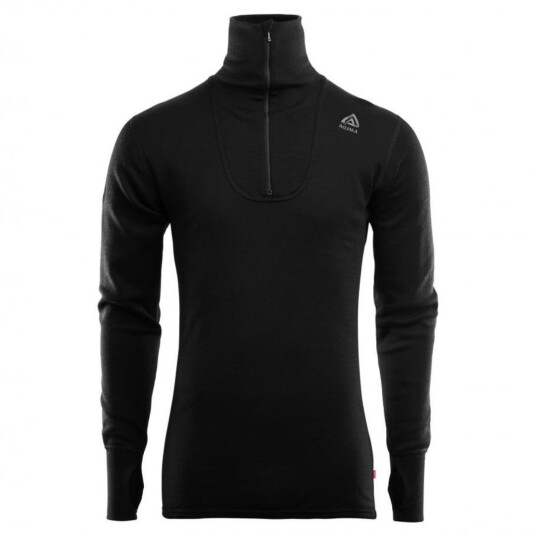 Aclima DoubleWool Polo Shirt zip, Man Herre, 23 Jet Black/Marengo, 3XL Aclima DoubleWool Polo Shirt zip, Man Herre, 23 Jet Black/Marengo, 3XL
