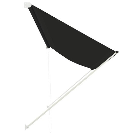 vidaXL Uttrekkbar markise 350x150 cm antrasitt