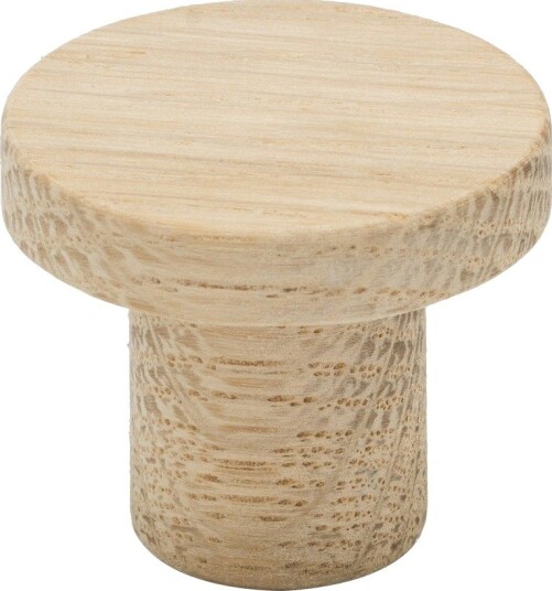 Knott Beslag Design Circum Farge: Eik/Sort, Ø: 33 mm