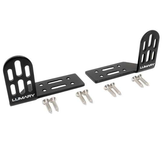Lumary LED bar brakett sett med 2stk Fester LED bar rett i fangeren